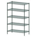 Metro 5A557K3 48" NSF 5-Tier Epoxy Coated Wire Shelf Kit - Super Erecta?, 24"W, 74"H-cityfoodequipment.com