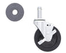 Metro 5MB 5" Super Erecta? Stem Caster w/ Brake-cityfoodequipment.com