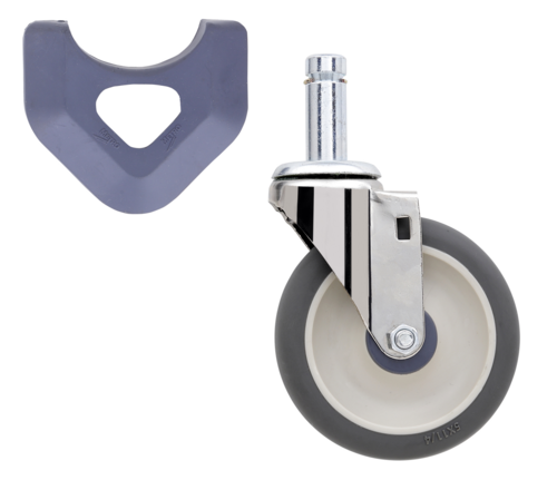 Metro 5MPX 5" Stem Caster w/ 300 lb Capacity, Swivel-cityfoodequipment.com