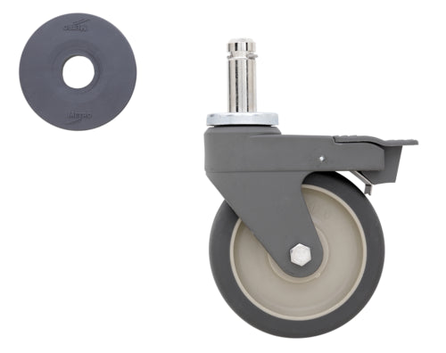 Metro 5PCB 5" Stem Caster for Super Erecta? Shelving Units-cityfoodequipment.com