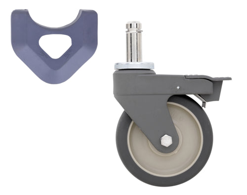 Metro 5PCBX 5" Stem Caster for Metro Max iQ? Shelving Units-cityfoodequipment.com
