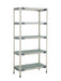 Metro 5X337GX3 36" NSF 5-Tier Polymer Shelf Kit - MetroMax? i, 18"W, 74"H-cityfoodequipment.com