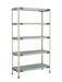 Metro 5X347GX3 42" NSF 5-Tier Polymer Shelf Kit - MetroMax? i, 18"W, 74"H-cityfoodequipment.com
