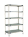 Metro 5X547GX3 42" NSF 5-Tier Polymer Shelf Kit - MetroMax? i, 24"W, 74"H-cityfoodequipment.com