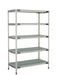 Metro 5X557GX3 48" NSF 5-Tier Polymer Shelf Kit - MetroMax? i, 24"W, 74"H-cityfoodequipment.com