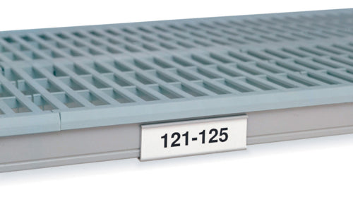 Metro 9989PX MetroMax i? Label Holder - 4 1/2" x 1", Plastic-cityfoodequipment.com