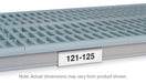 Metro 9989X3 MetroMax? i Label Holder - 23 9/32" x 1", Plastic-cityfoodequipment.com