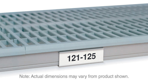 Metro 9989X3 MetroMax? i Label Holder - 23 9/32" x 1", Plastic-cityfoodequipment.com