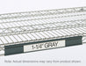 Metro 9990P4 Super Erecta? Label Holder - 43" x 1 1/4", Snap On, Gray-cityfoodequipment.com