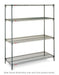Metro A576K3 72" NSF 4-Tier Epoxy Coated Wire Shelf Kit - Super Adjustable Super Erecta?, 24"W, 63"H-cityfoodequipment.com