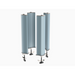 Metro AD11A Dividers for PCD11A Dish Dolly - Plastic, Blue-cityfoodequipment.com