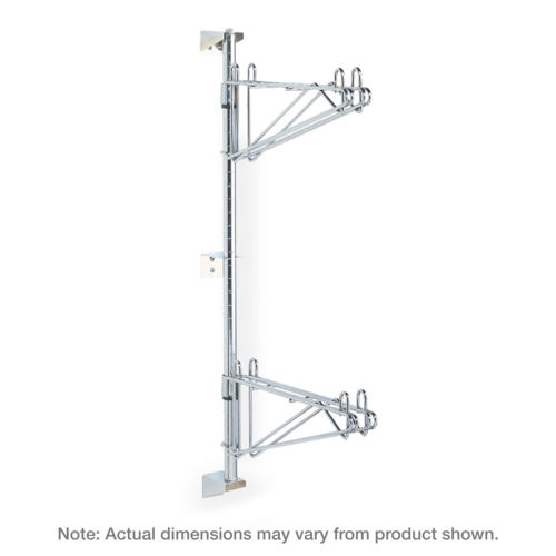 Metro AW33C 18" Wire Wall Mounted Shelving Post & Bracket-cityfoodequipment.com