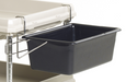 Metro BCUB2D Utility Bin For BC2030-D Utility Cart - 21 1/4"W X 14 1/2"D X 7 3/4"H, Black-cityfoodequipment.com
