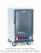 Metro C515-CFC-L 1/2 Height Non-Insulated Mobile Heated Cabinet W/ (17) Pan Capacity, 120v-cityfoodequipment.com