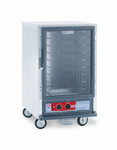 Metro C515-HFC-4 1/2 Height Non-Insulated Mobile Heated Cabinet w/ (8) Pan Capacity, 120v-cityfoodequipment.com