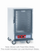 Metro C515-HFC-L 1/2 Height Non-Insulated Mobile Heated Cabinet W/ (17) Pan Capacity, 120v-cityfoodequipment.com