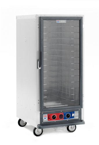 Metro C517-CFC-4 3/4 Height Non-Insulated Mobile Heated Cabinet W/ (14) Pan Capacity, 120v-cityfoodequipment.com