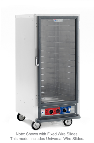 Metro C517-CFC-U 3/4 Height Non-Insulated Mobile Heated Cabinet W/ (14) Pan Capacity, 120v-cityfoodequipment.com