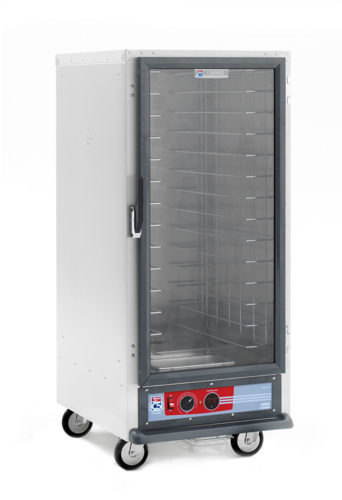 Metro C517-HFC-4 3/4 Height Non-Insulated Mobile Heated Cabinet W/ (14) Pan Capacity, 120v-cityfoodequipment.com