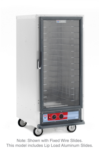 Metro C517-HFC-L 3/4 Height Non-Insulated Mobile Heated Cabinet W/ (27) Pan Capacity, 120v-cityfoodequipment.com