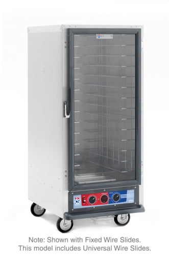 Metro C517-PFC-U 3/4 Height Non-Insulated Mobile Proofing Cabinet w/ (14) Pan Capacity, 120v-cityfoodequipment.com