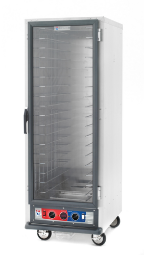 Metro C519-CFC-4 Full Height Non-Insulated Mobile Heated Cabinet W/ (18) Pan Capacity, 120v-cityfoodequipment.com