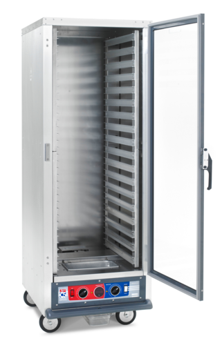 Metro C519-CFC-L Full Height Non-Insulated Mobile Heated Cabinet W/ (35) Pan Capacity, 120v-cityfoodequipment.com