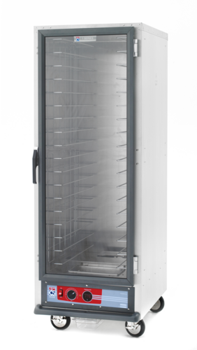 Metro C519-HFC-4 Full Height Non-Insulated Mobile Heated Cabinet W/ (18) Pan Capacity, 120v-cityfoodequipment.com