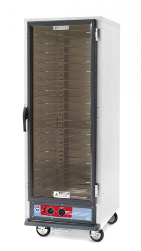Metro C519-HFC-U Full Height Non-Insulated Mobile Heated Cabinet W/ (18) Pan Capacity, 120v-cityfoodequipment.com