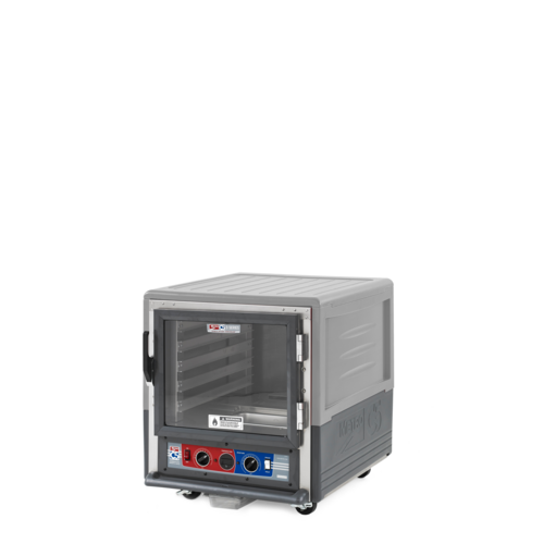 Metro C533-CLFC-L-GY Undercounter Insulated Mobile Heated & Proofing Cabinet W/ (10) Pan Capacity, 120v-cityfoodequipment.com