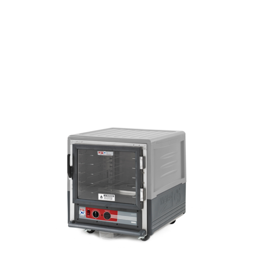 Metro C533-HLFC-U-GY Undercounter Insulated Mobile Heated Holding Cabinet w/ (5) Pan Capacity, 120v-cityfoodequipment.com