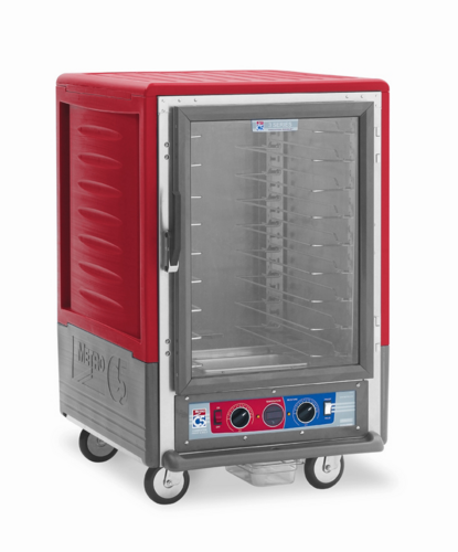 Metro C535-CFC-U 1/2 Height Insulated Mobile Heated Cabinet W/ (8) Pan Capacity, 120v-cityfoodequipment.com