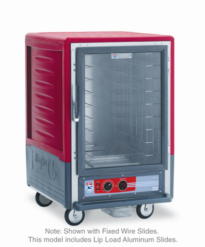 Metro C535-HFC-L 1/2 Height Insulated Mobile Heated Cabinet w/ (17) Pan Capacity, 120v-cityfoodequipment.com