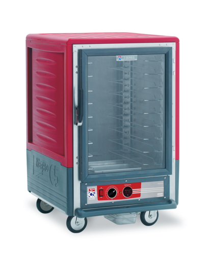 Metro C535-HLFC-U 1/2 Height Insulated Mobile Heated Cabinet W/ (8) Pan Capacity, 120v-cityfoodequipment.com