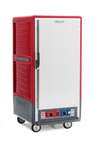 Metro C537-CFS-4 3/4 Height Insulated Mobile Heated Cabinet W/ (14) Pan Capacity, 120v-cityfoodequipment.com