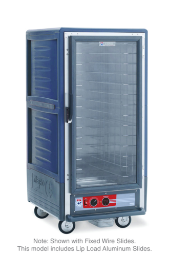 Metro C537-HFC-L-BU 3/4 Height Insulated Mobile Heated Cabinet W/ (27) Pan Capacity, 120v-cityfoodequipment.com