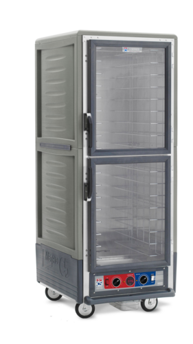 Metro C539-CDC-4-GY Full Height Insulated Mobile Heated Cabinet W/ (17) Pan Capacity, 120v-cityfoodequipment.com