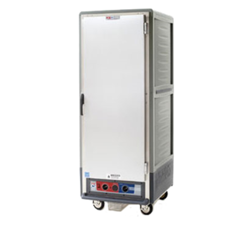 Metro C539-HLFS-L-GY Full Height Insulated Mobile Heated Cabinet W/ (35) Pan Capacity, 120v-cityfoodequipment.com