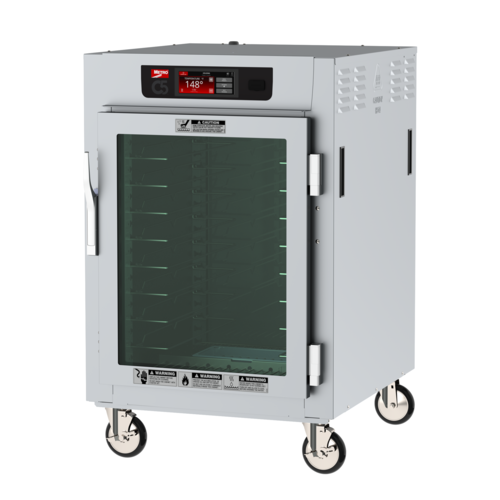 Metro C585-SFC-UPFS 1/2 Height Insulated Mobile Heated Cabinet W/ (8) Pan Capacity, 120v-cityfoodequipment.com