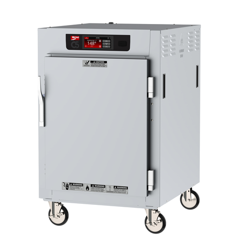 Metro C585-SFS-UPFC 1/2 Height Insulated Mobile Heated Cabinet W/ (8) Pan Capacity, 120v-cityfoodequipment.com