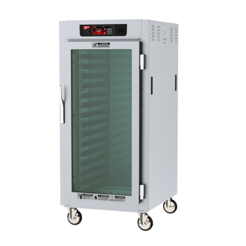 Metro C587-SFC-L 3/4 Height Insulated Mobile Heated Cabinet w/ (27) Pan Capacity, 120v-cityfoodequipment.com