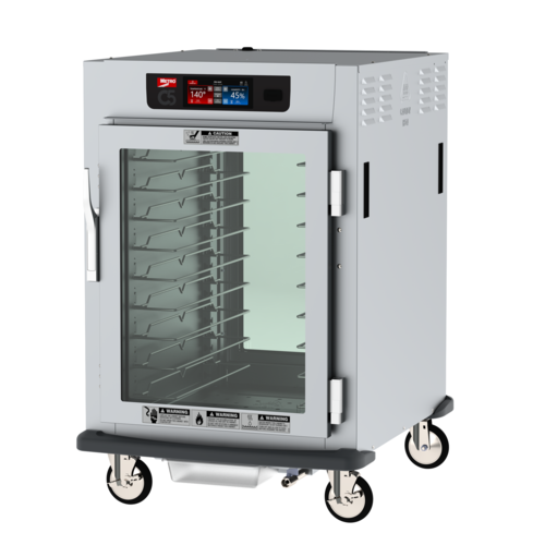 Metro C595-SFC-UPFC 1/2 Height Insulated Mobile Heated Cabinet W/ (8) Pan Capacity, 120v-cityfoodequipment.com