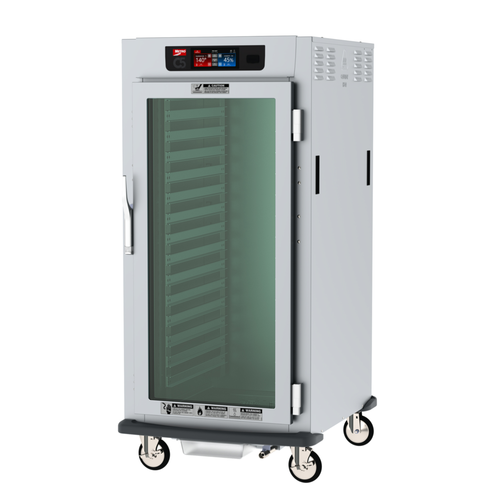 Metro C597-SFC-L 3/4 Height Insulated Mobile Heated Cabinet W/ (27) Pan Capacity, 120v-cityfoodequipment.com