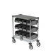 Metro CR1430CC 2 Tier Condiment Cart W/ (12) Bins - 32"W X 16 1/2"D X 33 3/4"H, Steel-cityfoodequipment.com