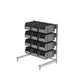 Metro CR1824DTCT Condiment Organizer W/ (12) Bins - Gray-cityfoodequipment.com