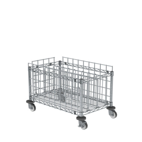 Metro CR1830CSU Undercounter Cup Storage Unit W/ (3) Dividers - 30"W X 18"D, Chrome-cityfoodequipment.com