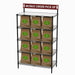 Metro CR1836TGSR To Go Order Pick Up Station W/ Sign - 36"W X 18"D X 63"H-cityfoodequipment.com