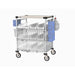Metro CR243033-CKST 3 Shelf PPE Check In Station w/ (2) Glove Box Holders, (2) Sanitizer Holders, & (9) Bins-cityfoodequipment.com