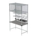 Metro CR2448MGR Manager's Prep Station w/ (3) Shelves - 48"W x 24"D x 82"H, Stainless Steel-cityfoodequipment.com