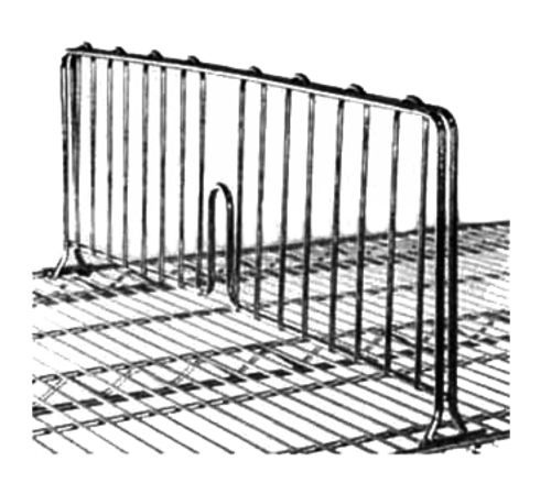 Metro DD14BL Super Erect® Shelf Divider - 8" X 14", Snap-In-cityfoodequipment.com